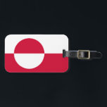 Flag Of Greenland Gepäckanhänger<br><div class="desc">Flag Of Greenland</div>