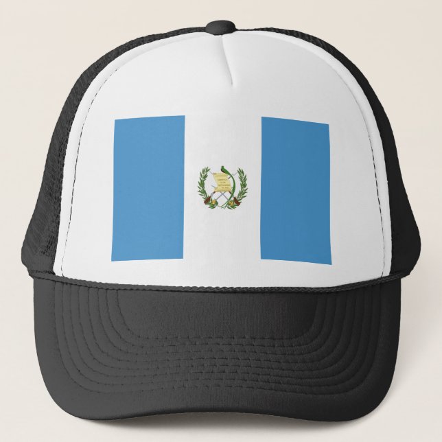 Flag_of_Guatemala Truckerkappe (Vorderseite)