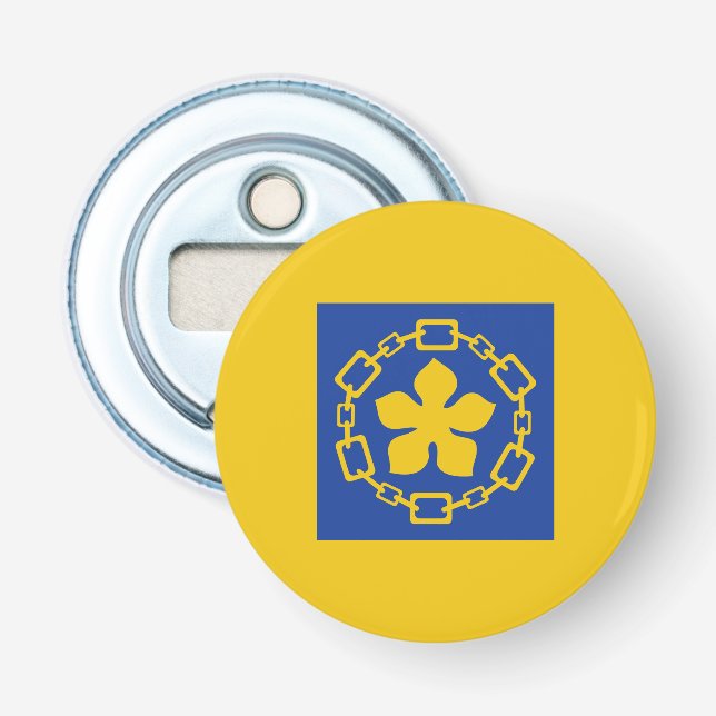 Flag of Hamilton, Ontario Bottle Opener Flaschenöffner (Vorderseite)