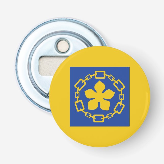 Flag of Hamilton, Ontario Bottle Opener Flaschenöffner (Vorderseite)