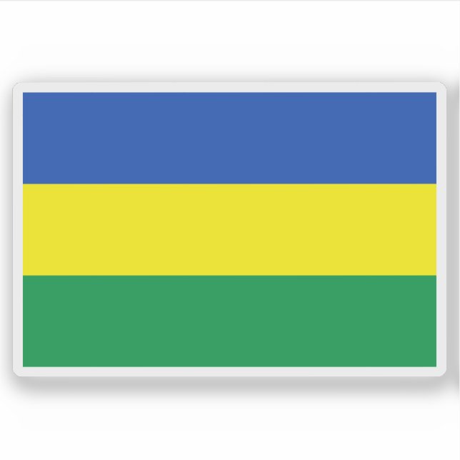Flag of Independent Sudan (1956-1970) Aufkleber (Vorderseite)