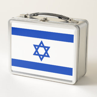 Flag of Israel Metall Brotdose