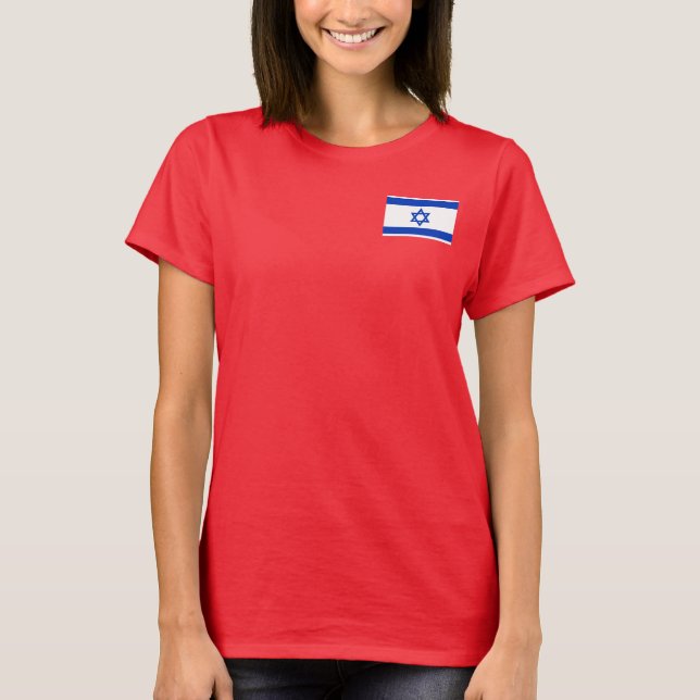 Flag of Israel T-Shirt (Vorderseite)