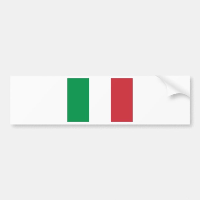 Flag of Italia Autoaufkleber (Vorne)
