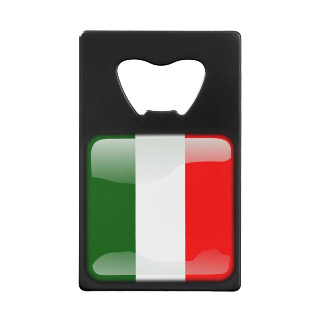 Flag_of_Italy_Italien Kreditkarten Flaschenöffner (Vorderseite)