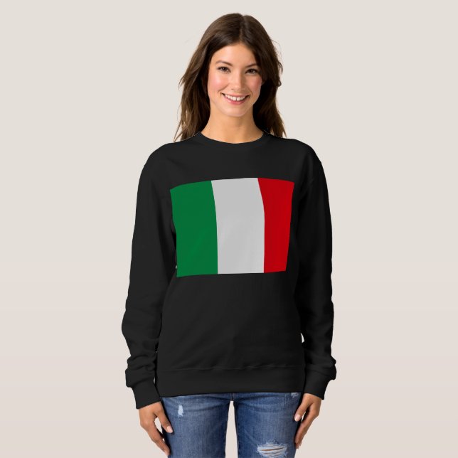 Flag of Italy Sweatshirt (Vorne ganz)