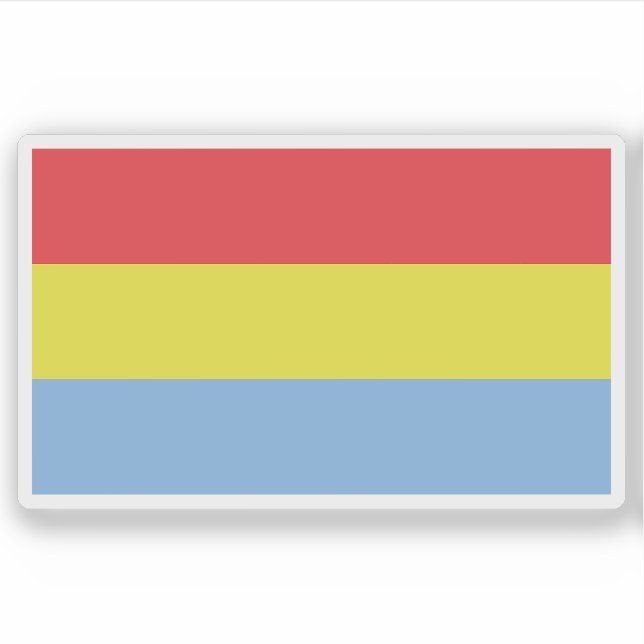 Flag of Kafficho people, Ethiopia Aufkleber (Vorderseite)