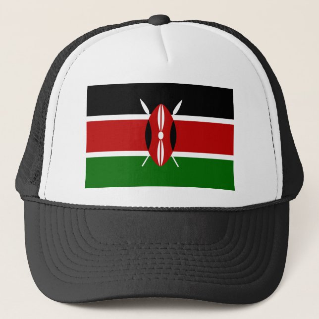Flag of Kenya Truckerkappe (Vorderseite)