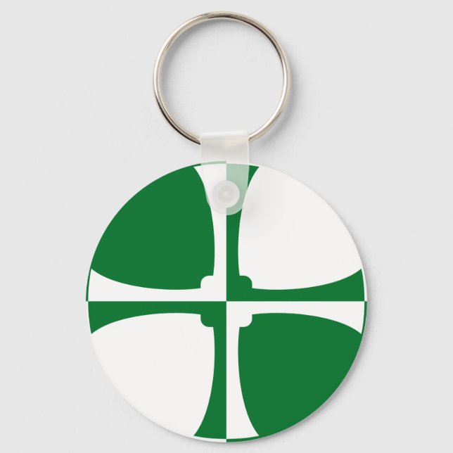 Flag of Kirkcudbrightshire Keychain Schlüsselanhänger (Vorderseite)
