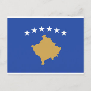 Flag_of_Kosovo Postkarte