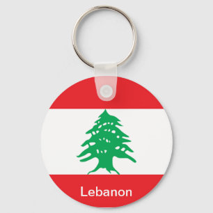 Flag of Lebanon Schlüsselanhänger