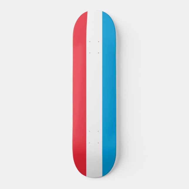 Flag of Luxembourg Skateboard (Vorderseite)