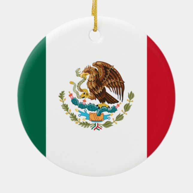 Flag of Mexico Ornament (Hinten)