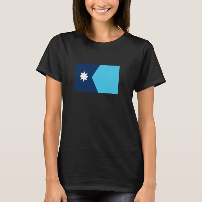 Flag of Minnesota Shirt 2024 New Minnesota Staat F (Vorderseite)