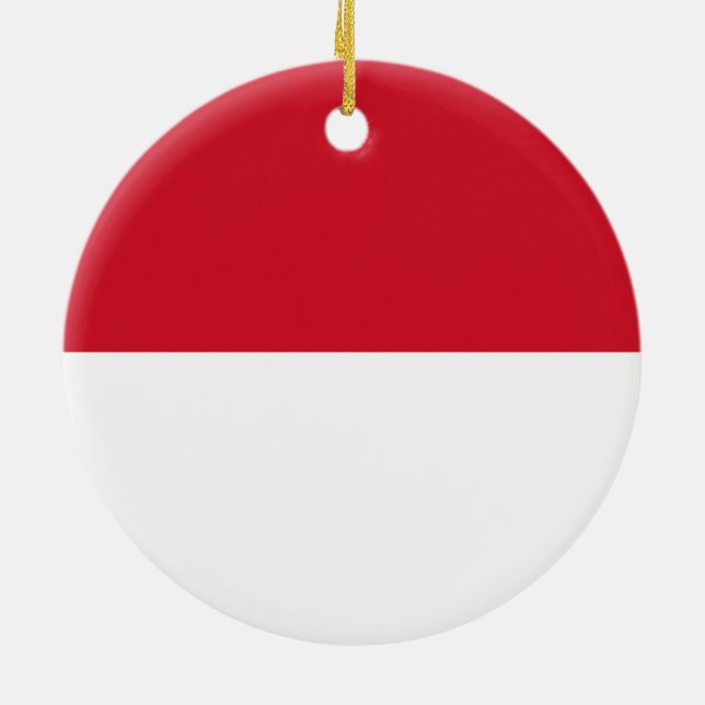 Flag of Monaco Ornament (Hinten)