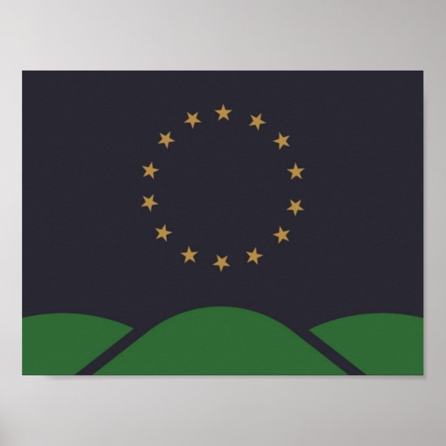 Flag of Montpelier, Vermont Poster (Vorne)