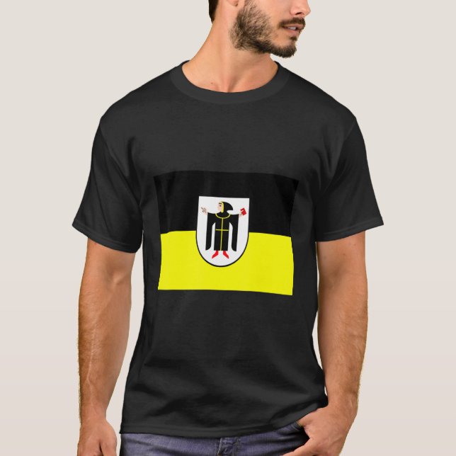 Flag of Munich  Germany T-Shirt (Vorderseite)