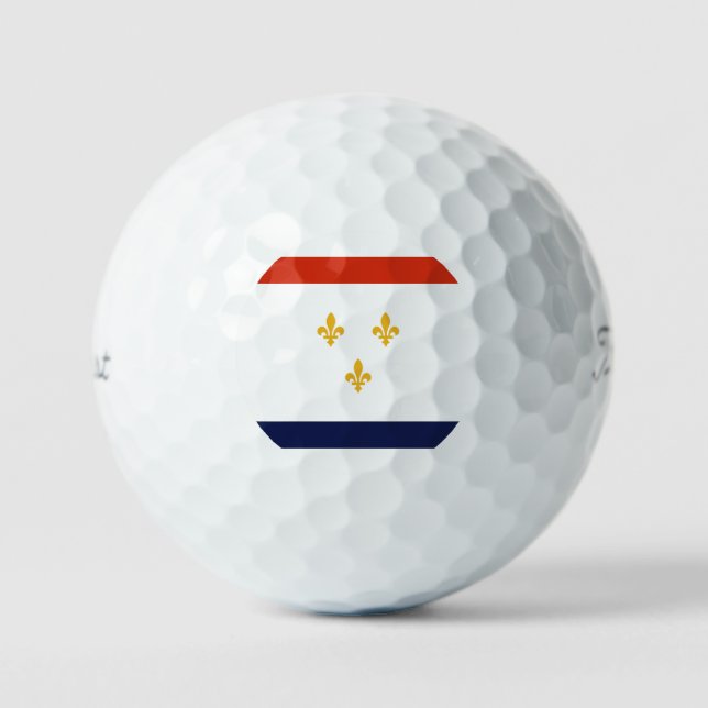 Flag of New Orleans Golfball (Vorderseite)