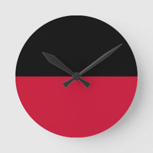 Flag of Nijmegen Runde Wanduhr