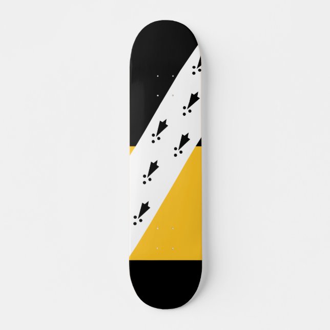 Flag of Norfolk Skateboard (Devant)