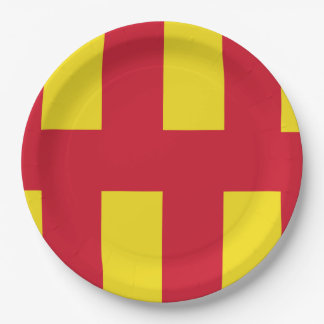 Flag of Northumberland Paper Plates Pappteller
