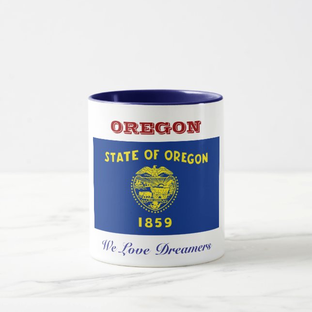 Flag of Oregon Tasse (Zentrum)