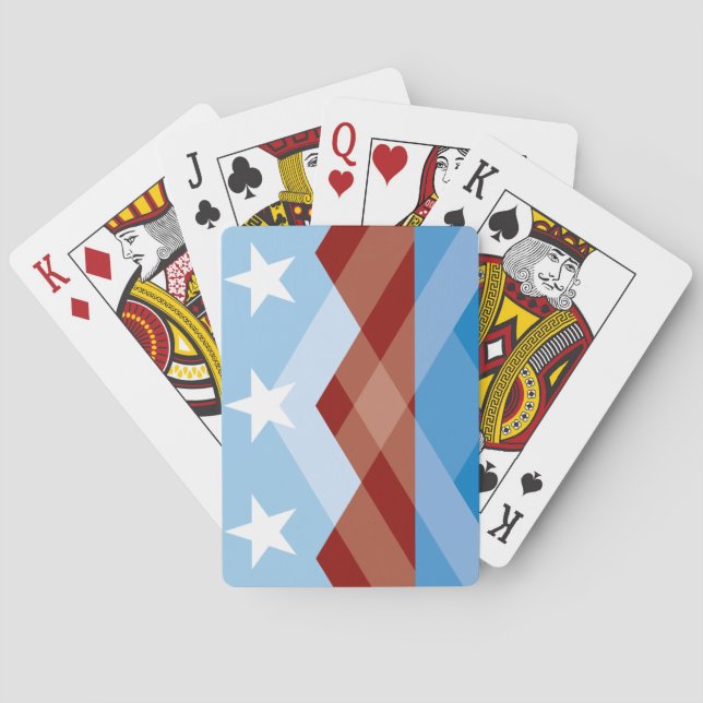 Flag of Peoria, Arizona Spielkarten (Rückseite)