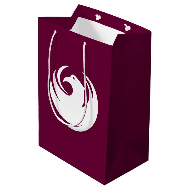 Flag of Phoenix, Arizona Mittlere Geschenktüte (Rückseite Schrägansicht)