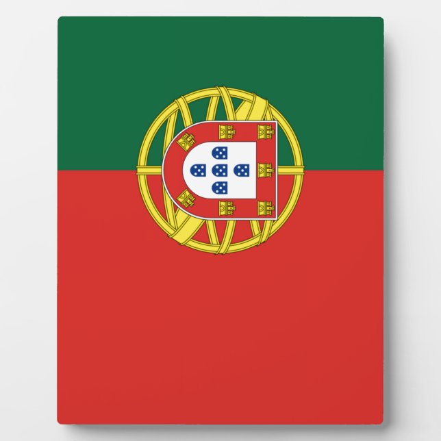 Flag of Portugal Fotoplatte (Vorderseite)