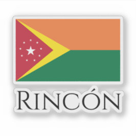 Flag of Rincón, Puerto Rico Aufkleber