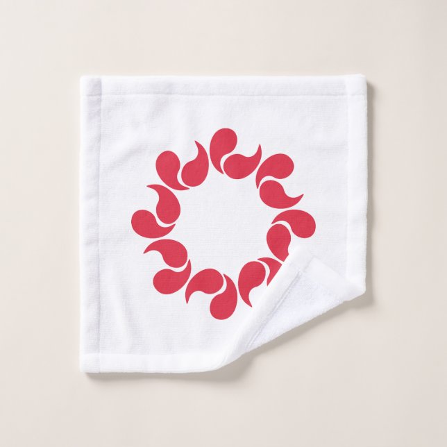 Flag of Saitama Prefecture, Japan Waschlappen (Waschlappen)