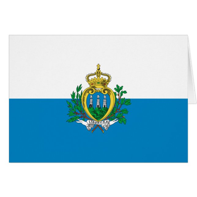 Flag of San Marino (Vorderseite (Horizontal))