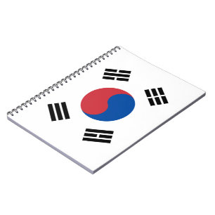 Flag of South Korea (ROK) Notizblock