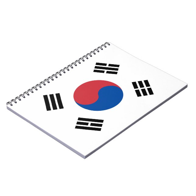 Flag of South Korea (ROK) Notizblock (Linke Seite)