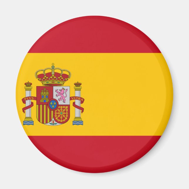 Flag of Spain - Bandera de España - Spanish Flag Magnet (Vorne)