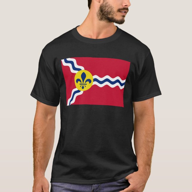 Flag of St. Louis, Missouri T-Shirt (Vorderseite)