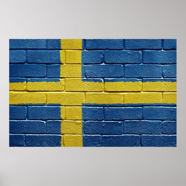 Flag of Sweden Poster (Vorne)