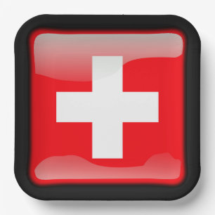 Flag_of_Switzerland Pappteller