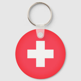 Flag of Switzerland Schlüsselanhänger