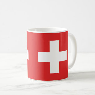 Flag of Switzerland – Schweiz – Suisse – Svizzera Kaffeetasse