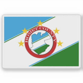 Flag of the Bomet County, Republic of Kenya Aufkleber