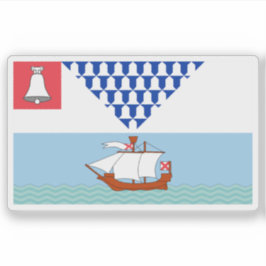Flag of the city of Belfast, Northern Ireland Aufkleber