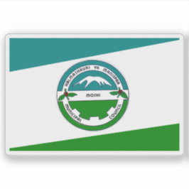 Flag of the city of Moshi, Tanzania Aufkleber