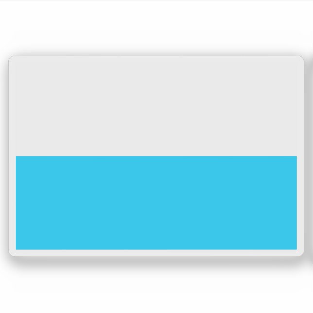 Flag of the city of Santa Marta, Belize Aufkleber (Vorderseite)