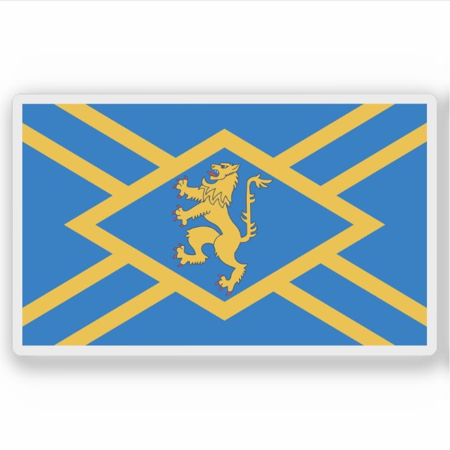 Flag of the county of East Lothian, Scotland Aufkleber (Vorderseite)