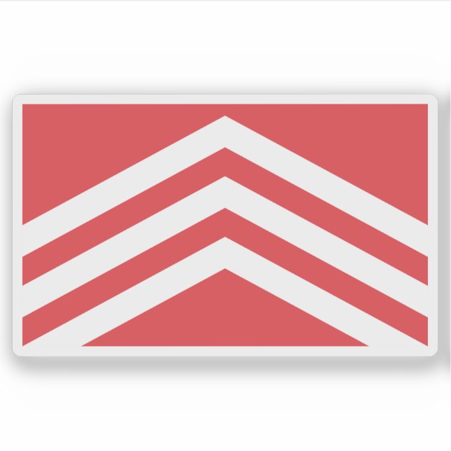 Flag of the county of Glamorgan, Wales Aufkleber (Vorderseite)