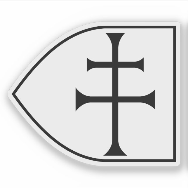 Flag of The Kingdom of Makuria (400-1590) Aufkleber (Vorderseite)