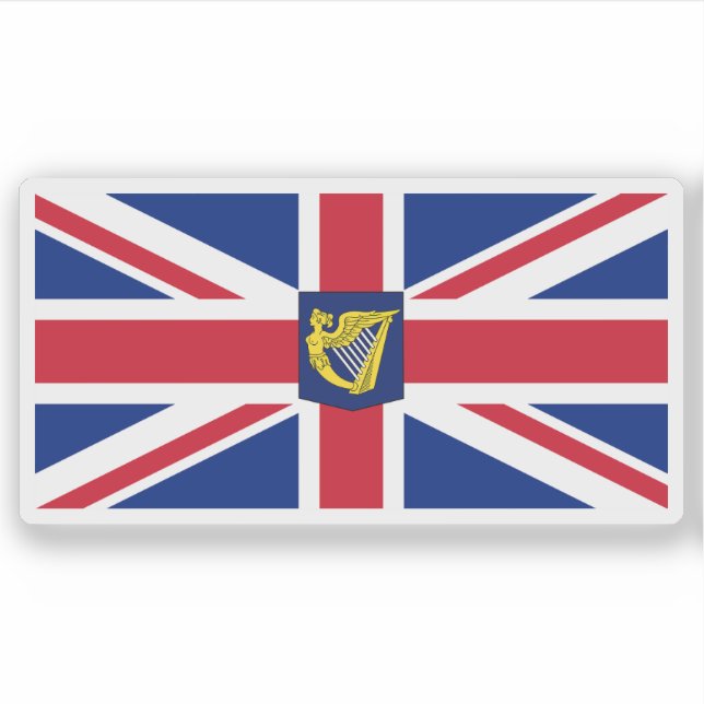 Flag of the Lord Lieutenant of Ireland Aufkleber (Vorderseite)