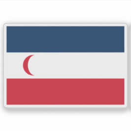 Flag of the Madagascar Protectorate (1885-1896) Aufkleber