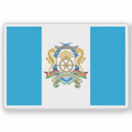 Flag of the Mombasa County, the Republic of Kenya Aufkleber